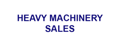 Heavy Machinery Sales