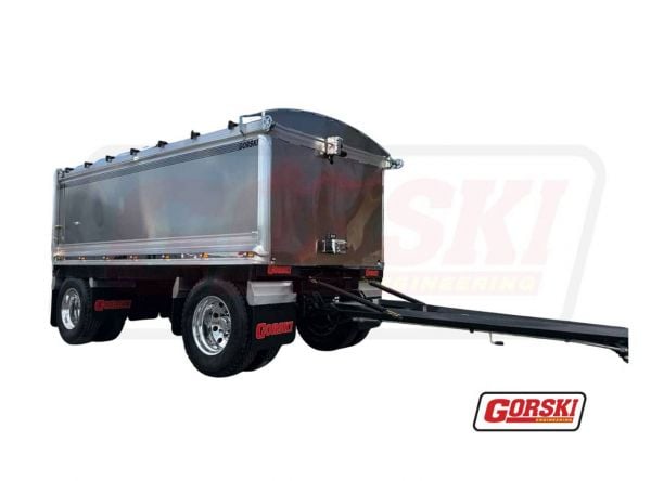 GORSKI 2 AXLE DOG TIPPING TRAILER ALUMINIUM NEW - AL-DT2 image