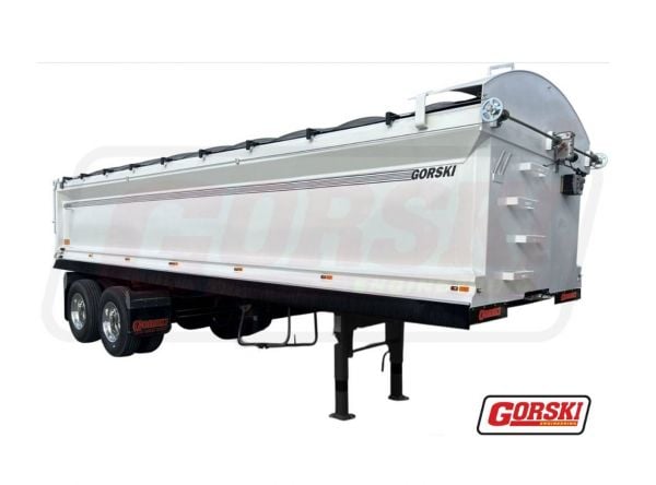 GORSKI 2 AXLE SEMI TIPPING TRAILER ROAD TRAIN HARDOX NEW - QT-ST2-RT image