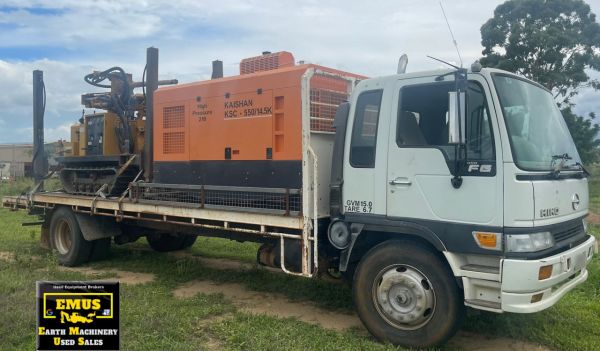 2021 Drill Rig, Screw Compressor & Hino Combo, E.M.U.S MS917 image