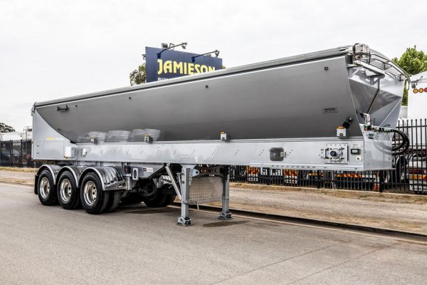 2024 JAMIESON HDV (HORIZONTAL DISCHARGE VEHICLE) LIVE BOTTOM Live Bottom Trailer image