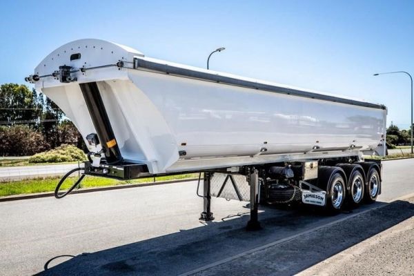 2024 JAMIESON HEAVY DUTY STEEL QUARRY REAR CHASSIS / END TIPPER Tipper image