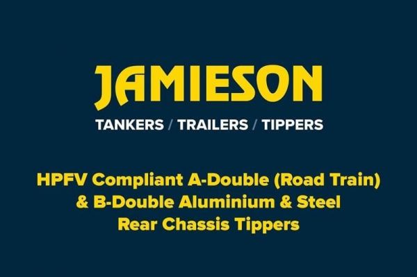 2024 JAMIESON HPFV COMPLIANT REAR CHASSIS END TIPPER COMBINATION Tipper image