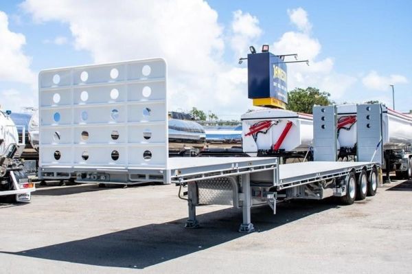 2024 JAMIESON DROP DECK TRAILER WITH RAMPS - TRI-AXLE Drop Deck image