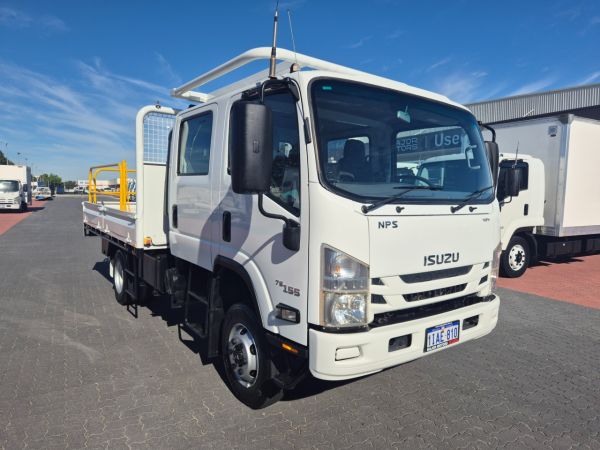 2017 Isuzu NPS 75/45-155 Tray Crew Cab 4x4 Tray and ROP's image