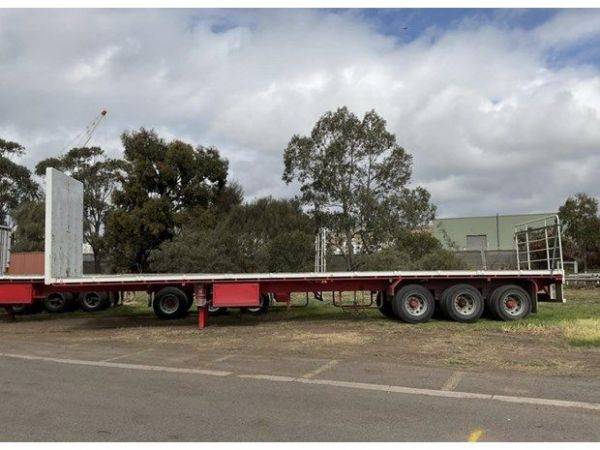 2010 MAXITRANS TRIAXLE ROAD TRAIN LEAD FLAT TOP image