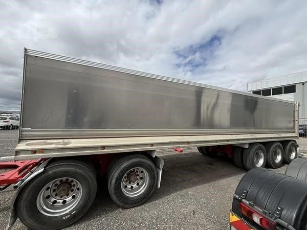 2014 TEFCO 5 AXLE ALUMINIUM TIPPING DOG TRAILER image