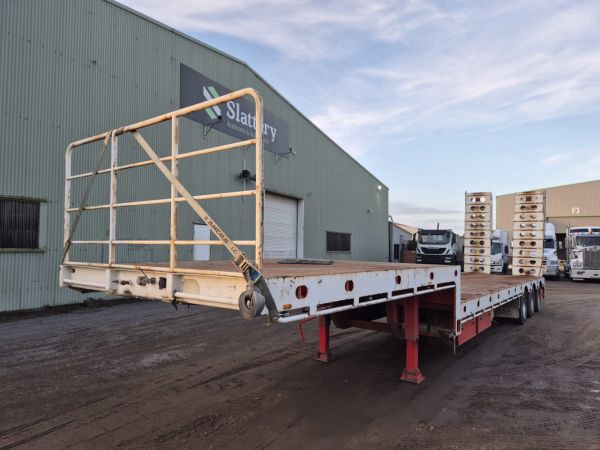2021 AAA Trailers M45 Tri-Axle With Beavertails image