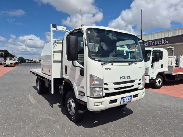 2016 Isuzu NPS 75/45-155 Service Body 4x4 Tray and Boxes image