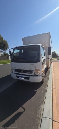 2021 Fuso FIGHTER FK 1224 AUTO Curtain Sider and Tail Lift image
