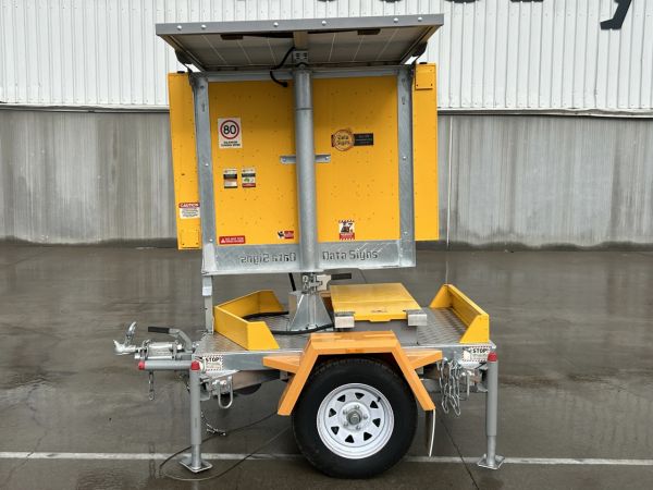 2024 Data Signs A Single Axle VMS Board Trailer image