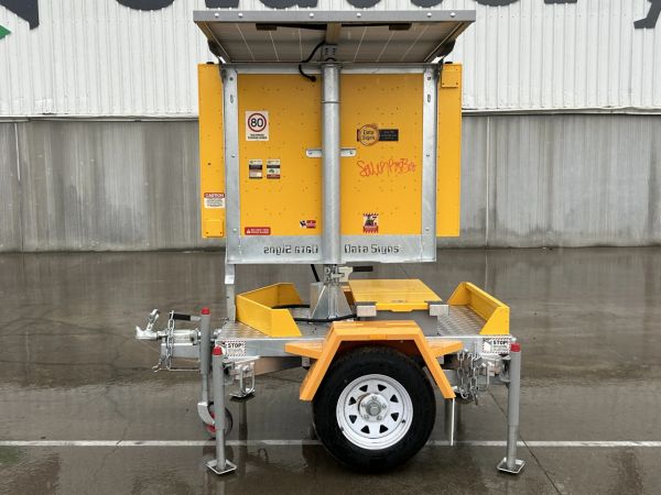2024 Data Signs A Single Axle VMS Board Trailer image