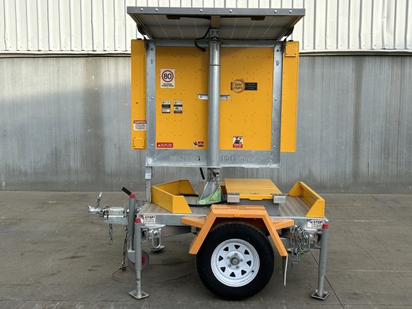2024 Data Signs A Single Axle VMS Board Trailer image