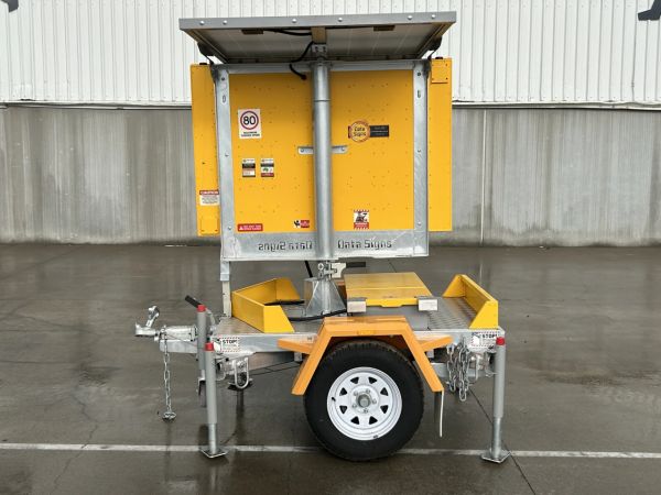 2024 Data Signs A Single Axle VMS Board Trailer image