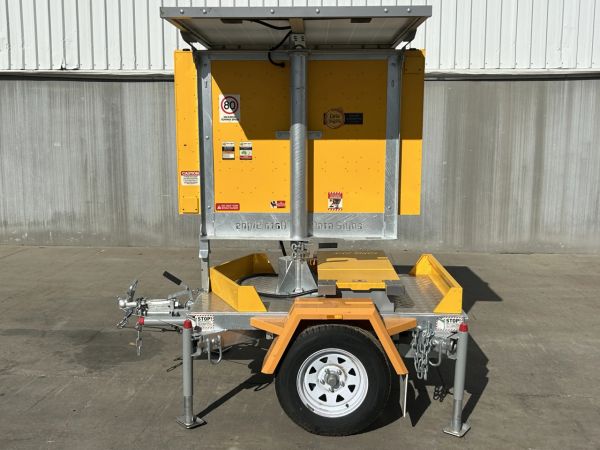 2024 Data Signs A Single Axle VMS Board Trailer image