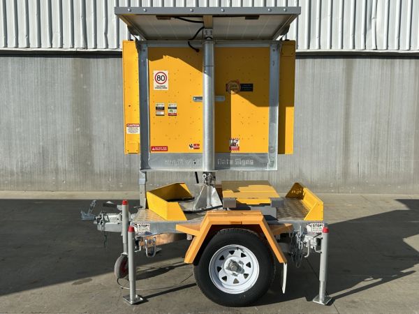 2024 Data Signs A Single Axle VMS Board Trailer image