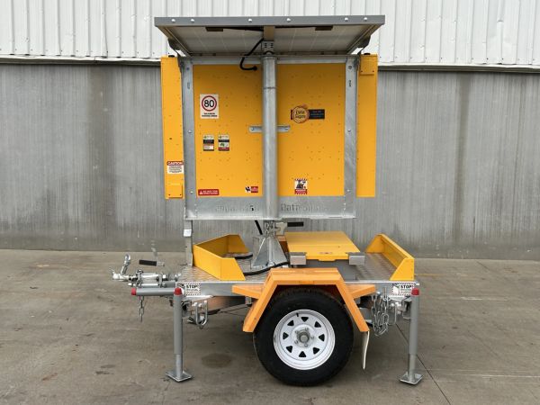 2024 Data Signs A Single Axle VMS Board Trailer image