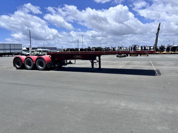 2017 Cimc AU VG S3 Tri-Axle Flat Deck image