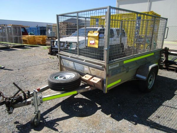 2012 TrailerWorld Caged Single Axle image