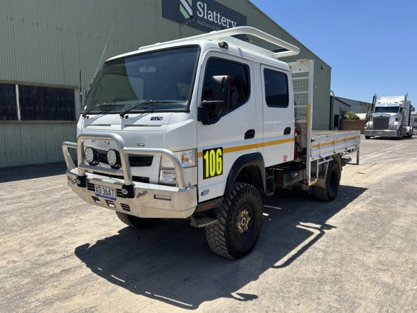 2018 Mitsubishi Fuso Canter 7/800 4x4 Tray Truck image