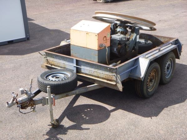 Kessner Dual axle trailer with compressor (Located in Darwin) image