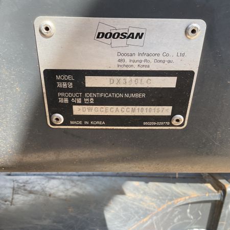 2021 Doosan DX340LC Tracked-Excav DX340LC image