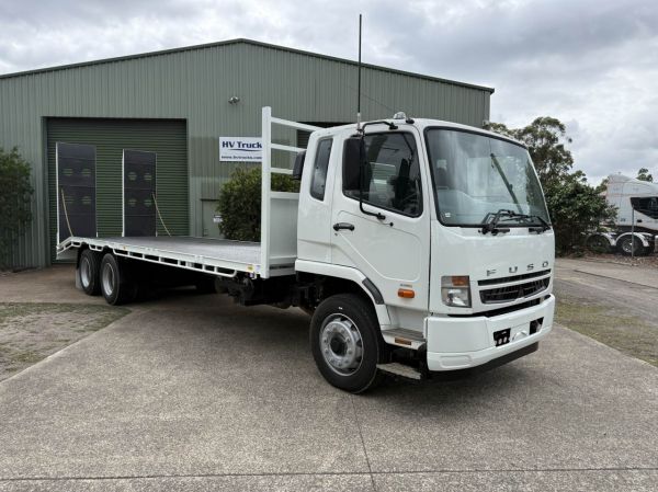 2014 Fuso FN 6×2 Beavertail with Hydraulic Ramps image