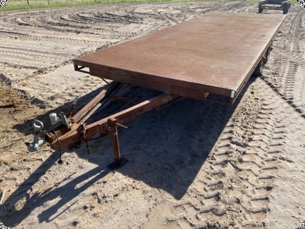 Custom Fabricated Flat Deck Trailer image
