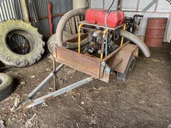 Custom Fabricated Plant Trailer With Generator image