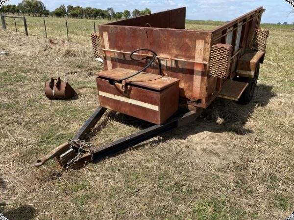 Custom Fabricated Skip Bin Trailer image