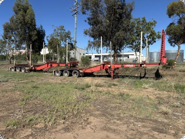 1999 Plunkett Tri-Axle B-Double Set Timber Jinkers image