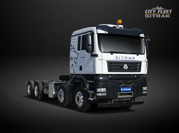 Sitrak G7S 8x4 Tipper Cab Chassis | 3-Year Warranty + Upgrade Option | Australia-wide Service Network + 24/7 Roadside Assistance | Official QLD Dealer image