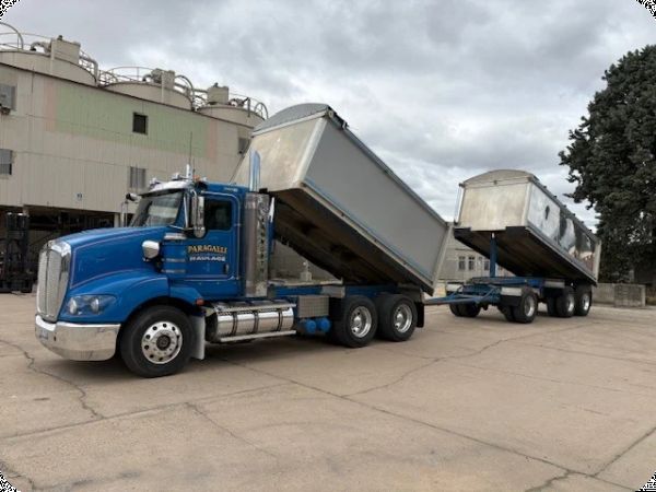 2011 Kenworth T403 6x4 Tipper & 2012 Hercules Triaxle Dog Trailer image
