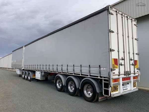 2007 Vawdrey VB S3 Refrigerated Tri Axle B Double Combination image