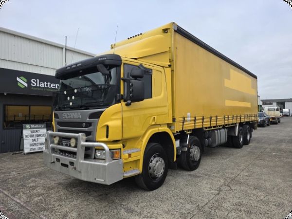 2016 Scania P360 8x2 Curtainsider (Auto) (16 Pallet) (33.2T GVM) image