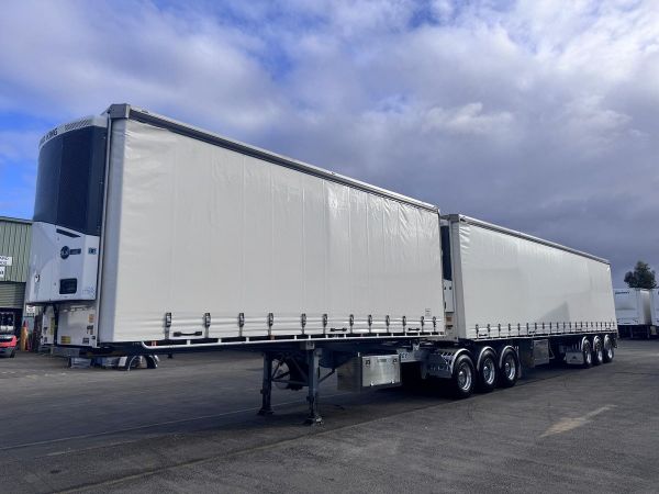 2019 Vawdrey St3 34 Pallet Sd B Double Refrigerated Roll Back Lead image