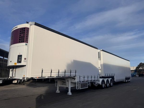 2006 TopStart/MaxiTrans St3 34 Pallet Drop On Double Drop Deck Fridge Mezzanine image