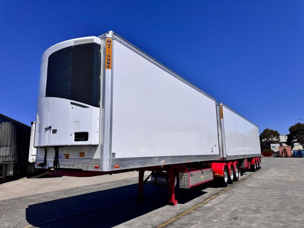 2012 Maxitrans St3 34 Pallet -30 Reefer Double Stacker Bp image