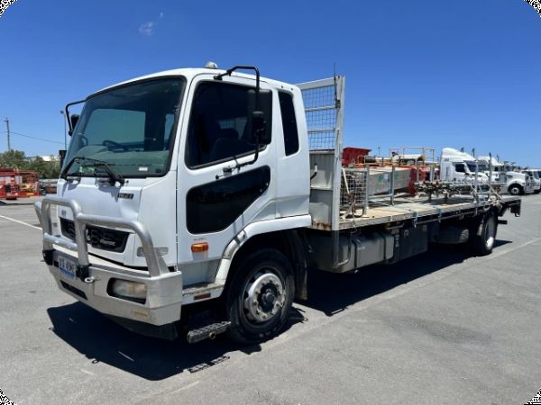 2012 Mitsubishi Fuso FM 600 4x2 Tray Truck image