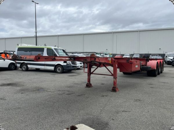 2007 Haulmark 3ST37 B-Double Lead Skeletal Trailer image