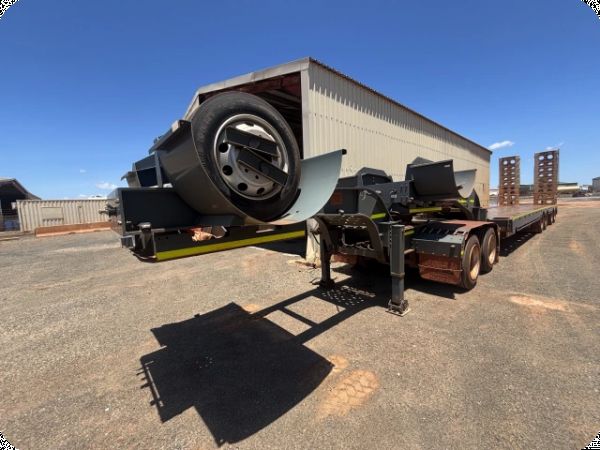 2023 Quad Axle Widening Low-loader with 2024 Twin Axle Dolly image