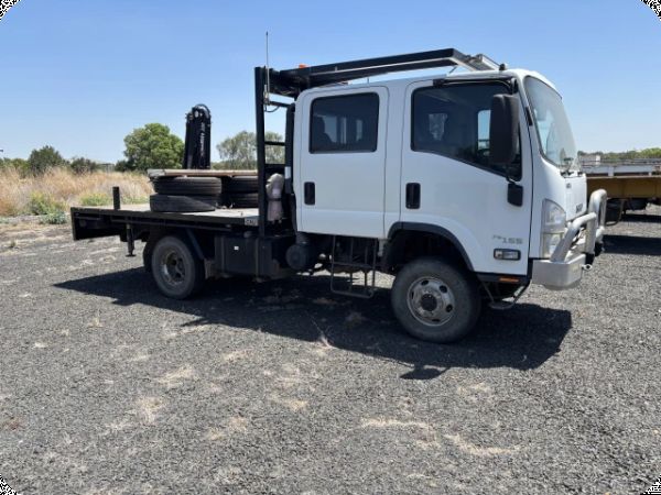 2016 Isuzu NPS 4x4 Crane Truck image