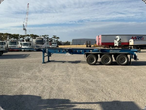 2024 Vawdrey VB-S3 Skeletal B Trailer image