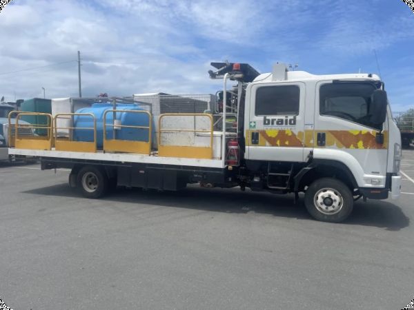 2012 Isuzu FRR660 4x2 Tray Truck image