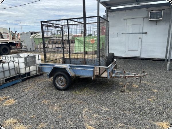 Single Axle Caged Box Trailer image