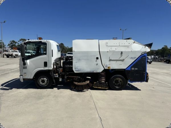 2012 Isuzu NPR 400 4x2 Dual-Steer Sweeper image