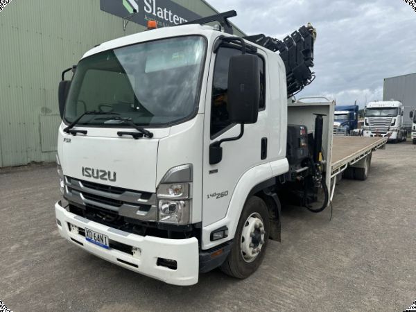 2022 Isuzu FSR 260 4x2 Crane Truck image