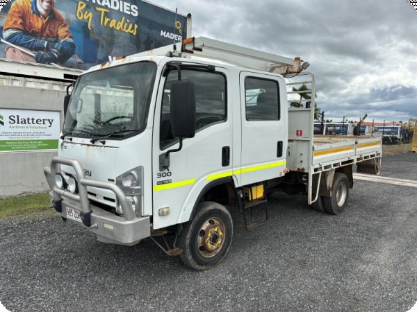 2010 Isuzu NPS 300 Series 4x4 Tray Truck - Mine Spec image