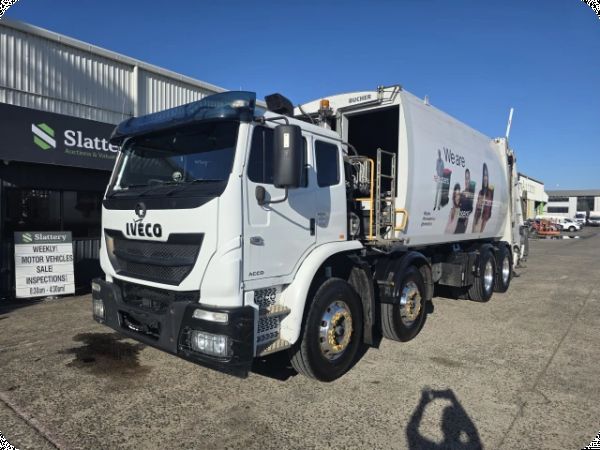2019 Iveco Acco 8x4 Garbage Rear Load (Auto) (Cummins) (Ex Council) image