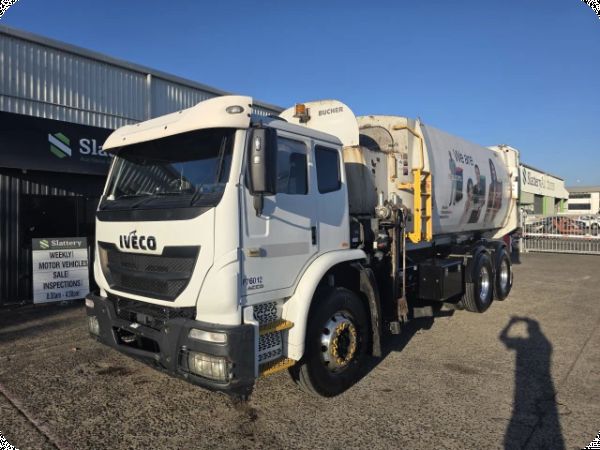 2019 Iveco Acco 6x4 Garbage Truck (Auto) (Cummins) (Dual Control) (Council Asset) image